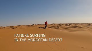 Fatbike Surfing  in the Moroccan Desert. Swiss E-Fatis are tested in Morocco's Erg Chebbi & Chigaga screenshot 5
