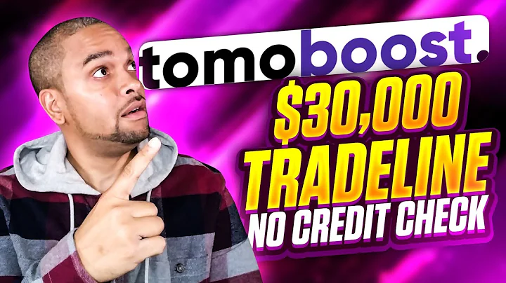 NEW $30,000 Instant Tradeline APPROVAL With TOMOBOOST - No Credit CHECK Required