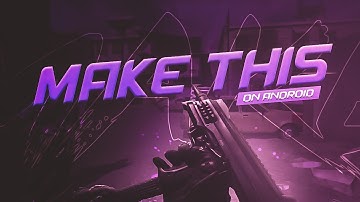 COD Mobile Montage thumbnail tutorial on Android | Call of duty mobile thumbnail  | ft. @AMDROID