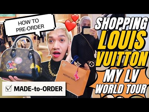 Shopping at LOUIS VUITTON -Entire experience ORDERING Made-to