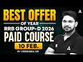 RRB Group D 2026 | Best Offer of the Year | Complete Paid Course Starting 10 Feb | By Veerendra Sir