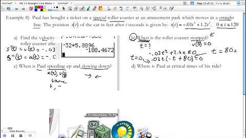 AB 13 Straight Line Motion Part 3