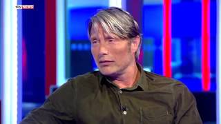 Mads Mikkelsen on ITV SkyNews with Kay Burley