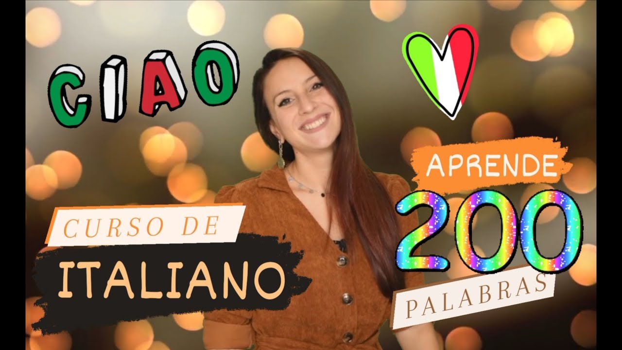 ITALIANO básico para PRINCIPIANTES‼️ 🇮🇹 Aprende 2️⃣0️⃣0️⃣  palabras MIENTRAS DUERMES!