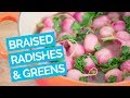 Braised Radishes & Greens