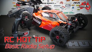 RC HOT TIP - Setting up a new radio in your RC