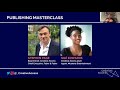 CA Publishing Masterclass: Stephen Page and Silé Edwards