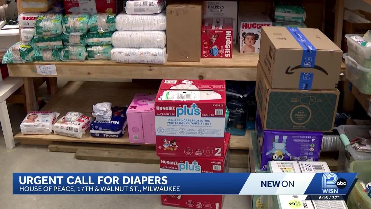 Milwaukee's House of Peace sees diaper demand double