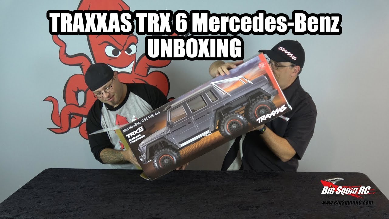 Traxxas Trx 6 Mercedes Benz G 63 Amg 6x6 Unboxing