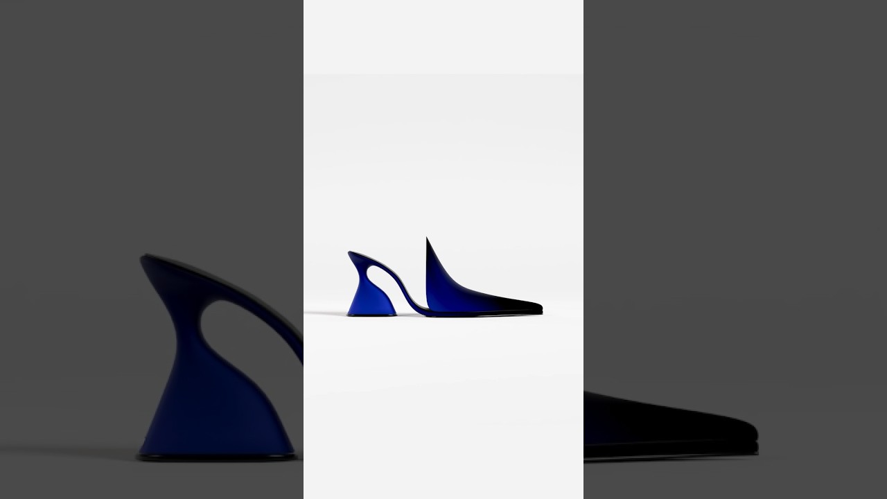 3D Modeling Heels in Blender🦋💙✨ 