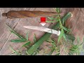 Making hidden Bamboo Knife | Making knife out of rusted iron