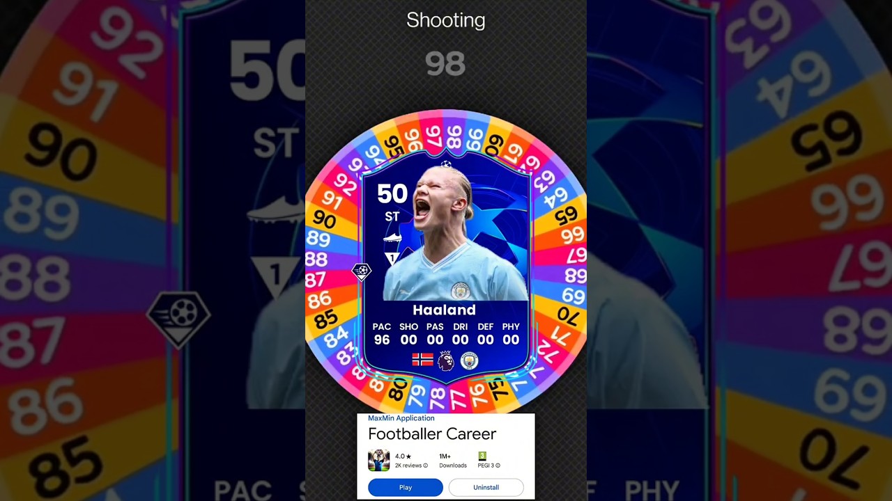 RE-SPUN HAALAND MANCHESTER CITY CARD ON EA FC 26 #eafc26 #fifa