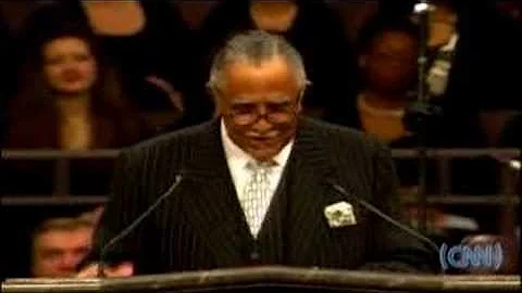 Rev. Dr. Joseph Lowery at Coretta Scott King's fun...