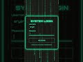 Matrix login page 🔥  only Html css