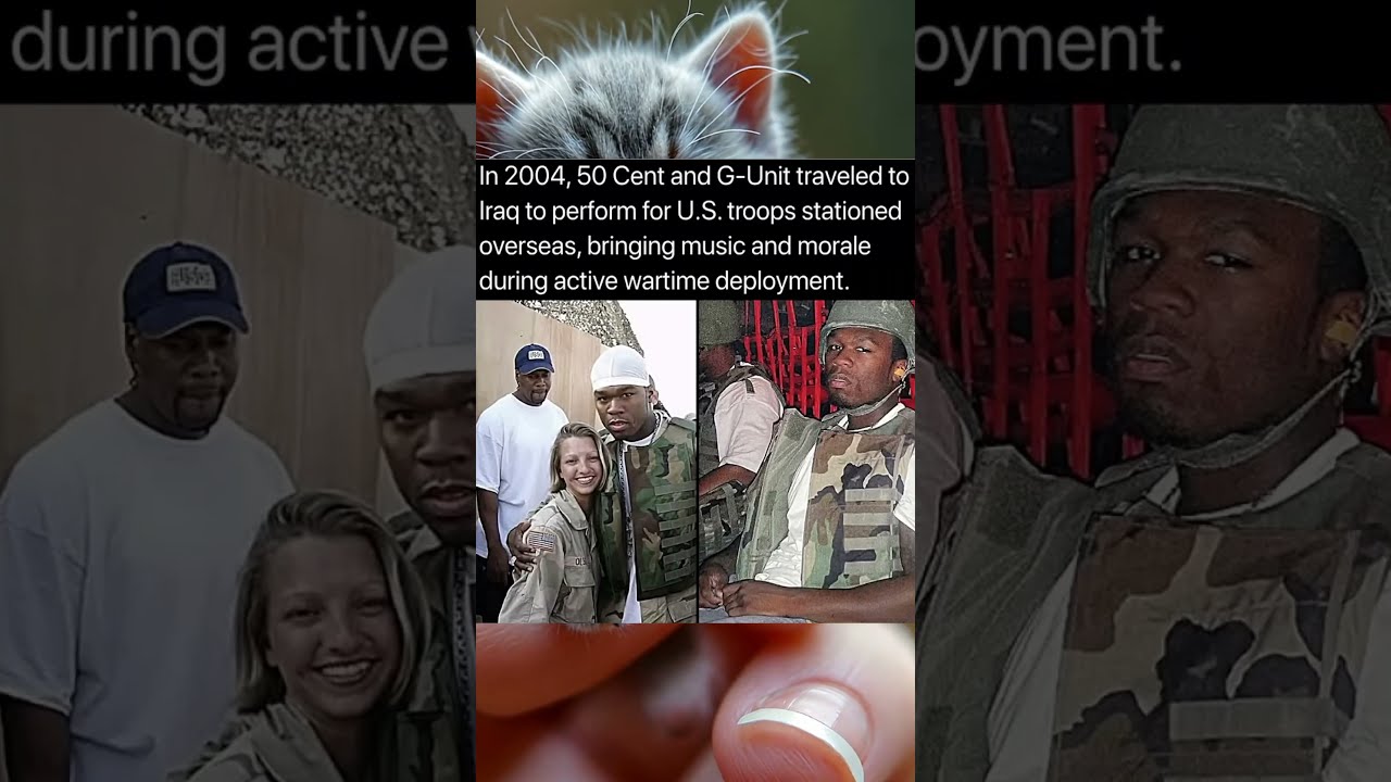 2004 50 Cent And G Unit Traveled To Iraq Perform For U S Troops Stationed Overseas Bringing