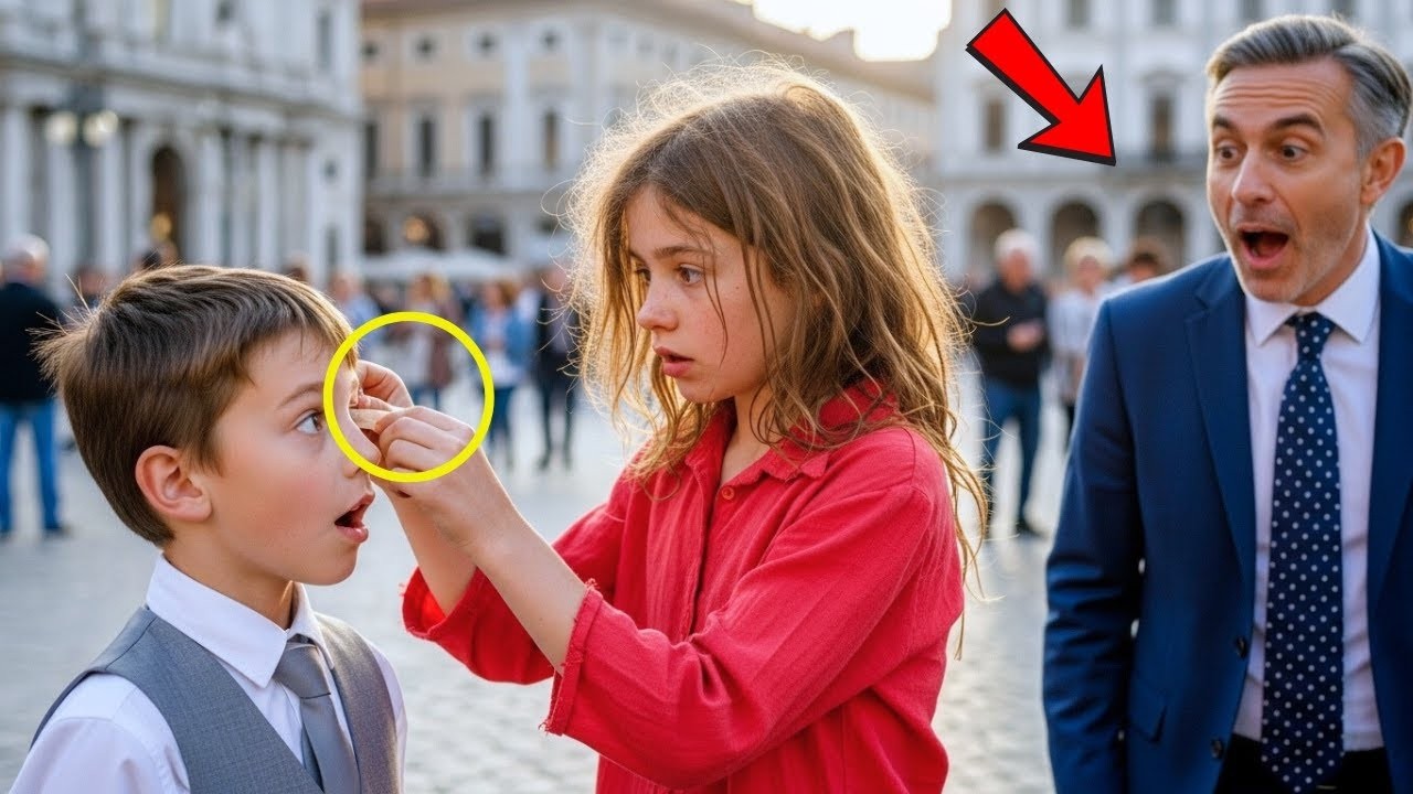 The Millionaire's Son Was Blind… Until a Little Girl Removed the Unimaginable From His Eyes - YouTube