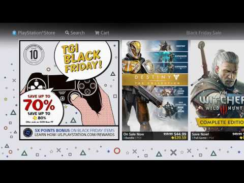 PS4 BLACK FRIDAY SALE PSN PLUS FREE AVATARS & THEMES!!! - 동영상