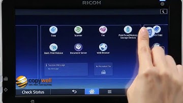 Copywell   Ricoh smart Operation Panel Adding an Icon to Home screen