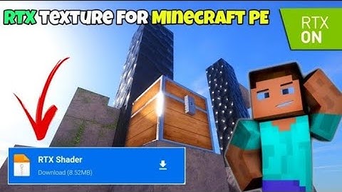 RTX Graphics For Minecraft PE || Shaders for mcpe 1.17