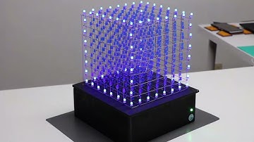 8x8x8 LED CUBE WITH ARDUINO UNO | ARDUINO PROJECT