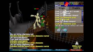 Runescape classic miniquest - Magic arena