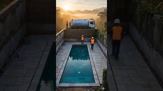 Building a Luxury Villa & Pool From Scratch | Satisfying Time-Lapse