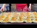 【職人技】160円で食べられる！大阪名物のキャベツ焼き / お好み焼き - Okonomiyaki Stalls - Japanese Street food $1.5 -