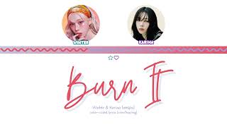 Burn It - BIBI, DEAN (AI COVER & Color-Coded Lyrics) #aespa #karina #winter