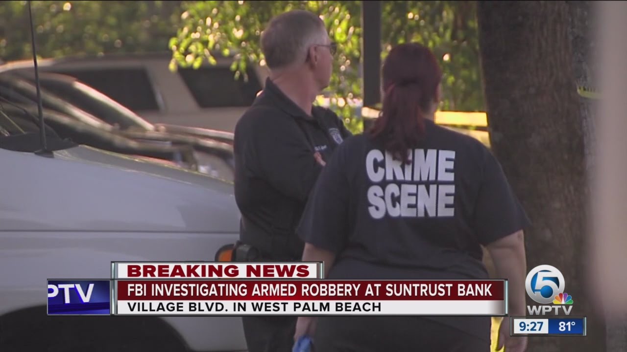 West Palm Beach bank robbed - YouTube