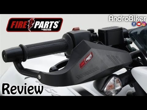 Protectores de puño - Corta vientos para moto Fire Parts - YouTube