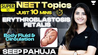 Erythroblastosis Fetalis | Body Fluids & Circulation | NEET Biology | Seep Pahuja