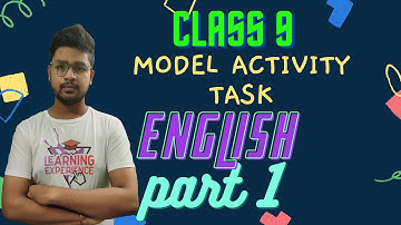 model activity task class 9 english part 1 | english model activity task english 2021 | west bengal