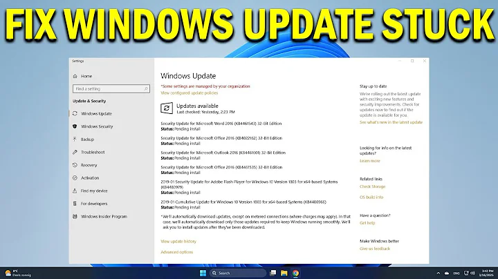 How To Fix a Windows Update Pending Install - Quick Fix