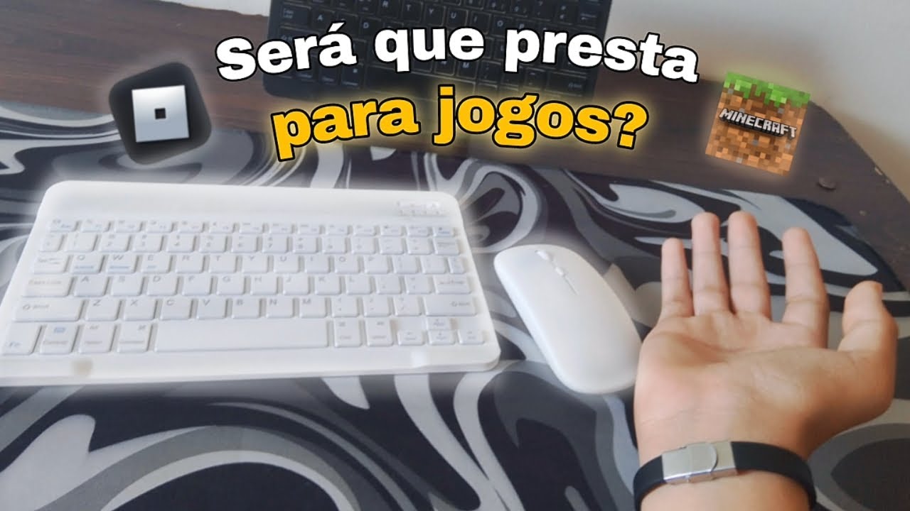 Testando Teclado e mouse Bluetooth(Será que dá para jogar?)