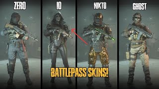 All Season 4 BlackCell Battlepass Operator Skins & Regular In MW2