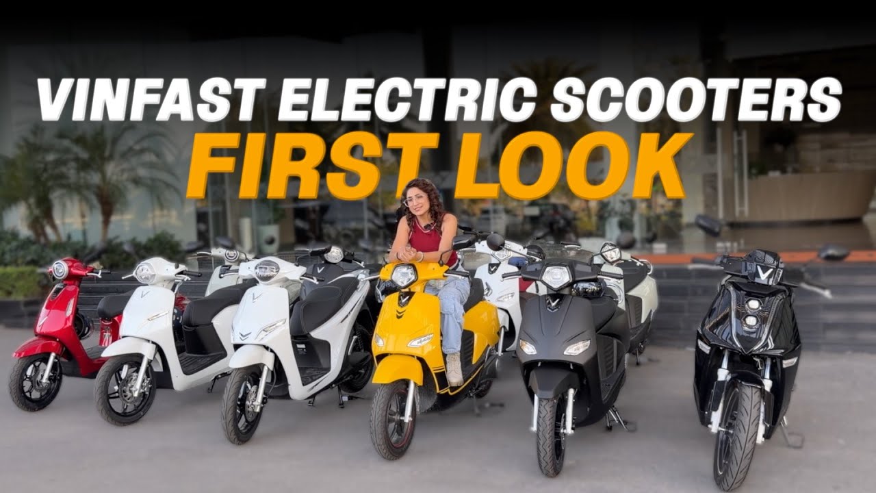 Upcoming VinFast Electric Scooters Walkaround: EV Maker Confirms India ...
