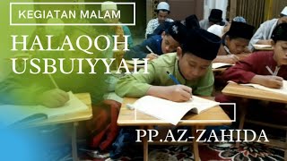 HALAQOH USBUIYYAH PP.AZ-ZAHIDA