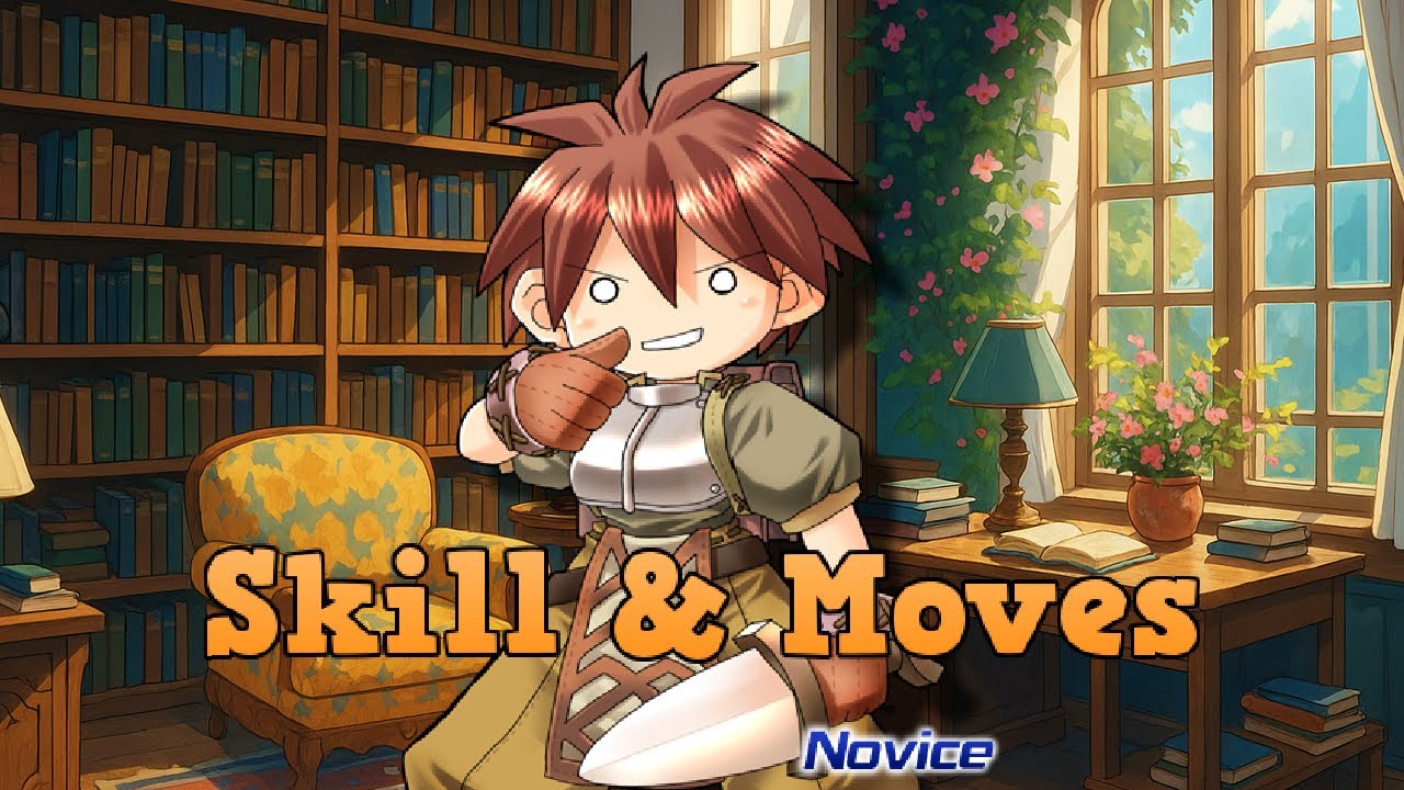 Ragnarok Battle Offline Novice Male All Skill and Moves