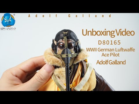 Unboxing Video Of D80165 Wwii German Luftwaffe Ace Pilot Adolf Galland