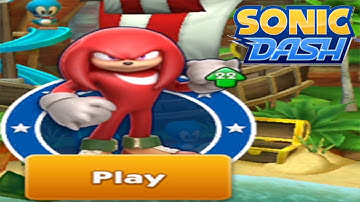 Sonic Dash - MOVIE EVENT KNUCKLES - ALL CHARACTERS UNLOCKED - Android & iOS
