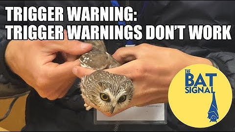 Trigger Warnings Don