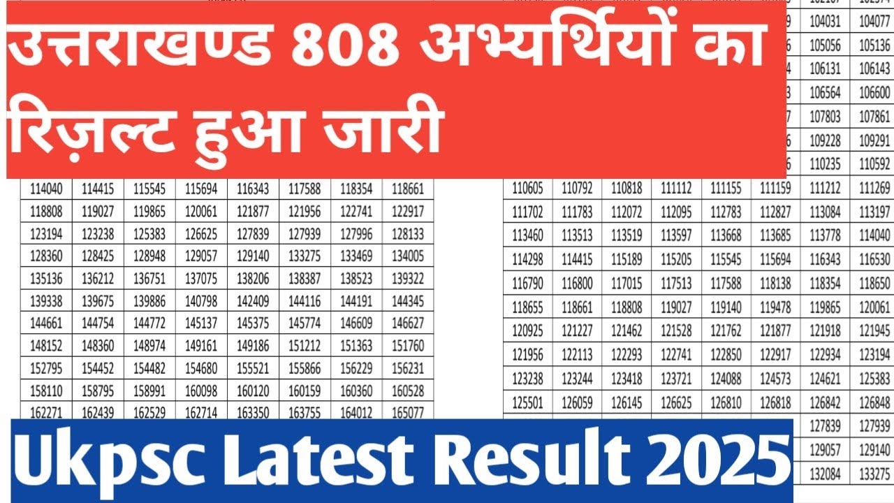 Ukpsc latest result 2025😱| Ukpsc upper pcs result released✅| ukpsc latest update🔥| 