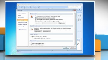 Microsoft® Outlook 2007: Add Digital Signature to all outgoing messages