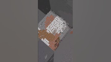 1 Chunk Terraform timelapse (30.000 Blocks) / #minecraft