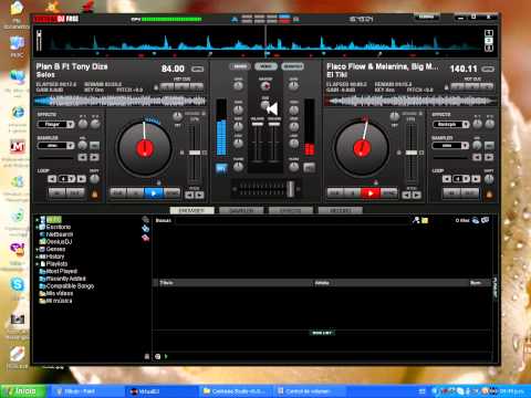 activar auriculares y parlantes de verdad, microfono sonando en tiempo real, virtual dj.