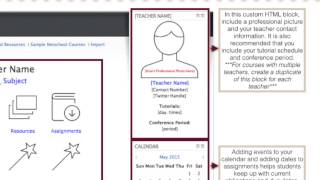 Information Introduction to Moodle Template Guide