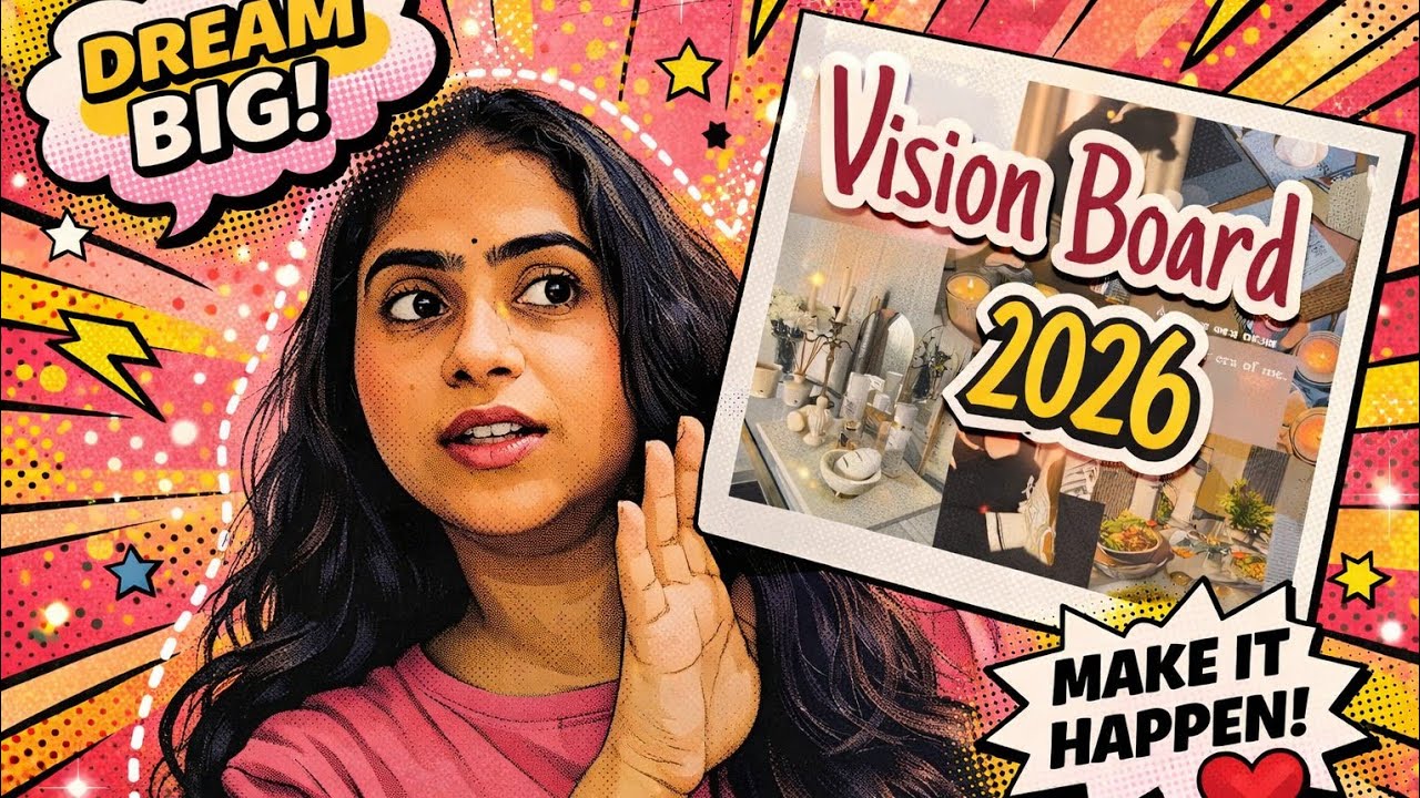 VISION BOARD 2026 || How to make a vision board *that works* || 
