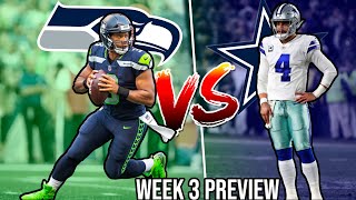 Seattle Seahawks vs Dallas Cowboys - Week 3 Preview and Predictions - 2020 NFL Season