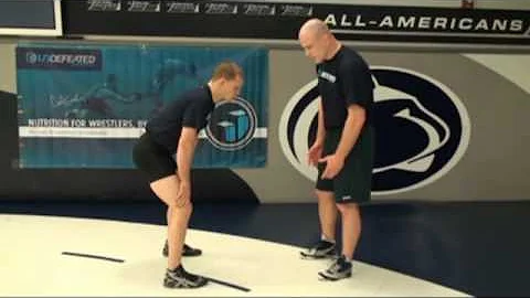 Cael Sanderson showing his Inside Single with Rick...