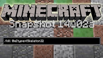 Snapshot 14w02a is out! -- Slime Blocks, @e selector & More!